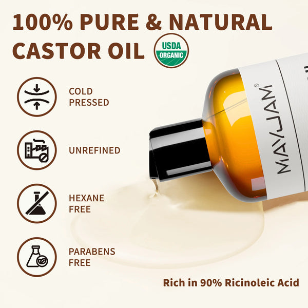 Pure Organic Castor Oil Beauty Elixir
